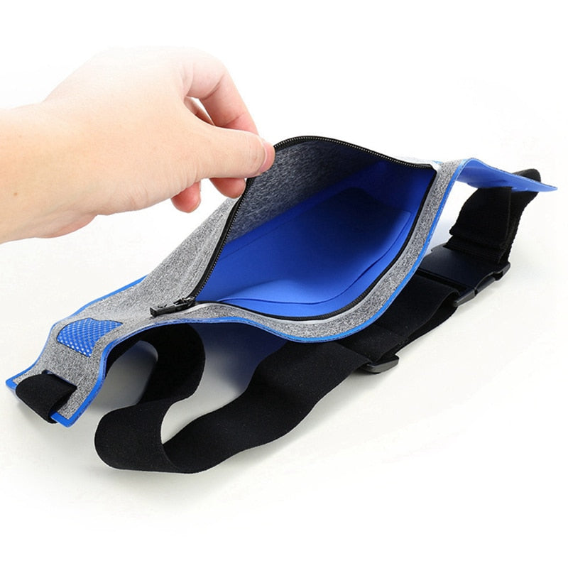 Running Bag Waterproof Running Waist Bag Fanny Pack Men Women Jogging Belt bag Gym Fitness Bag Sport