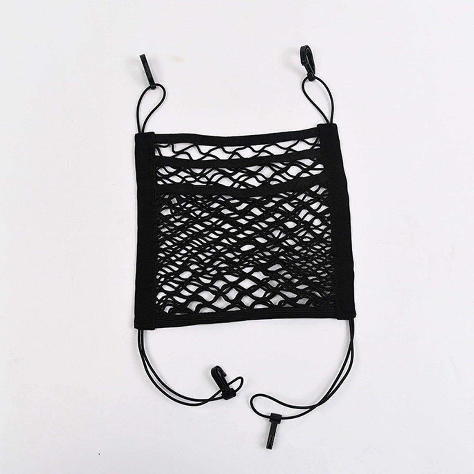 1Pc Universal Elastic Polyester Car Truck Seat Mesh Storage Net Bag Organizer Holder Pocket