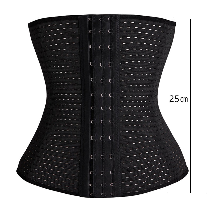 Women Waist Trainer Body Shapers Slimming Belt Modeling Strap Steel Boned Postpartum Band