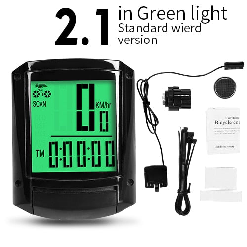 INBIKE Waterproof Bicycle Computer Wireless & Wired MTB Bike Cycling Odometer Speedometer Watch