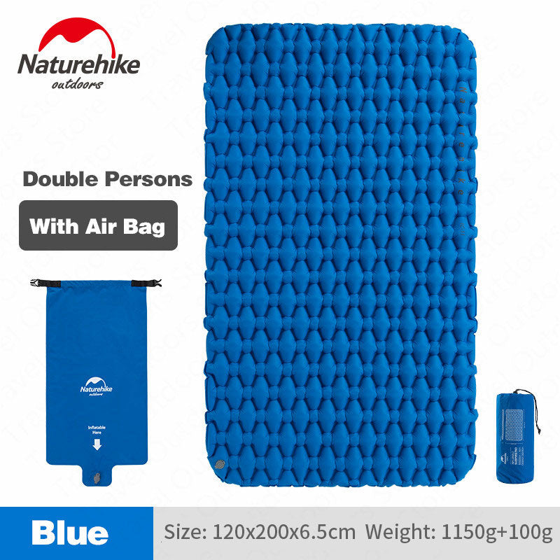 Naturehike Outdoor Camping Mat Inflatable Bag Inflatable Tent Sleeping Pad Ultralight Portable