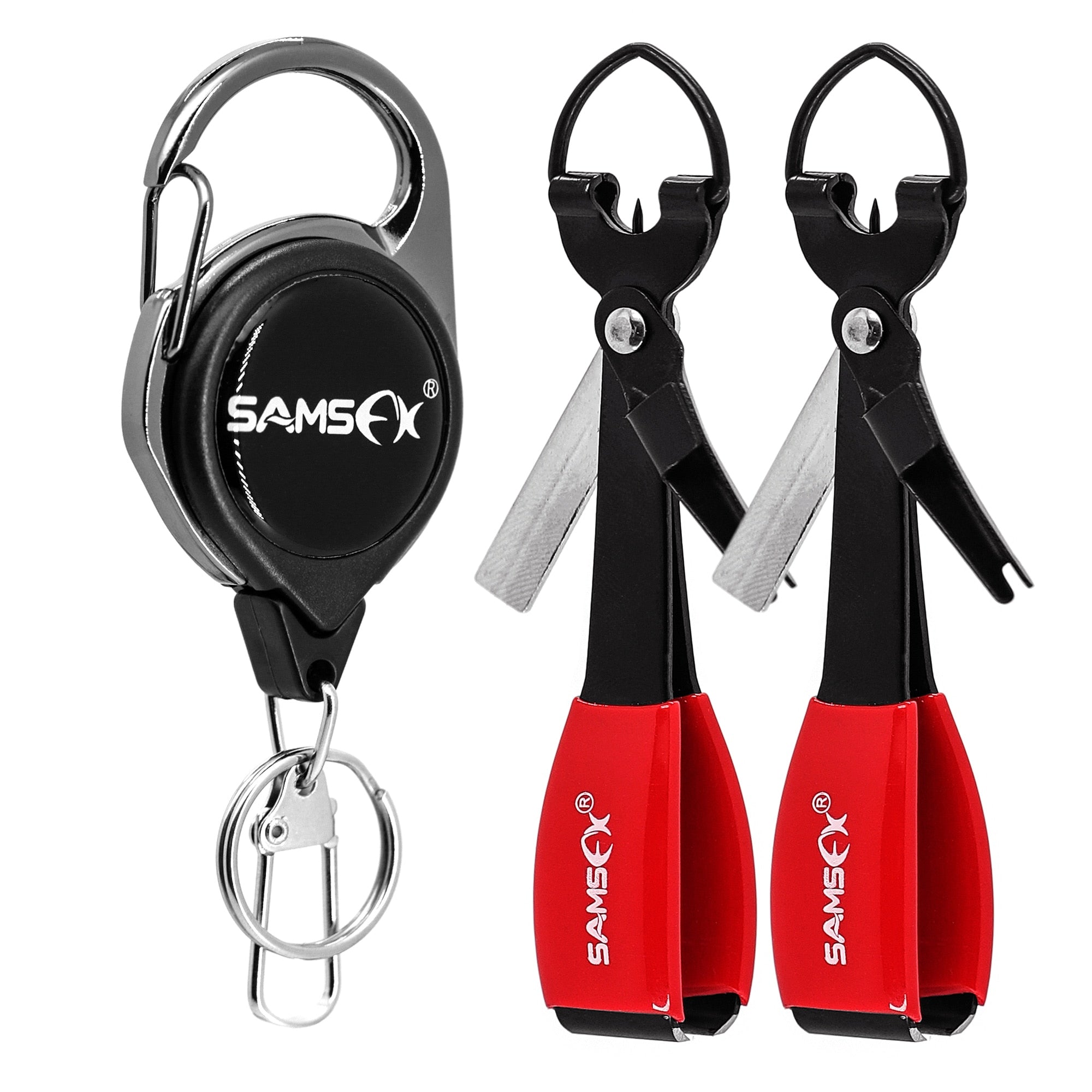 Pro Fast Tie Fishing Quick Knot Tool Nail Knotter Tying Line Cutter Clipper Nipper w/ Zinger Retractor