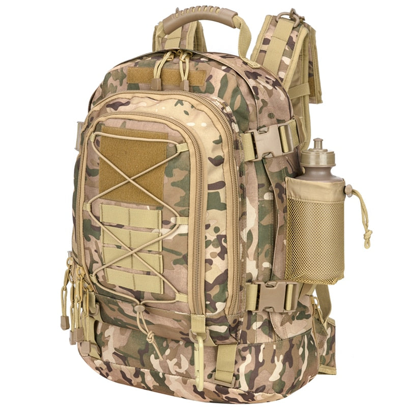 60L Military Tactical Backpack Army Molle Assault Rucksack 3P Outdoor Travel Hiking Rucksacks