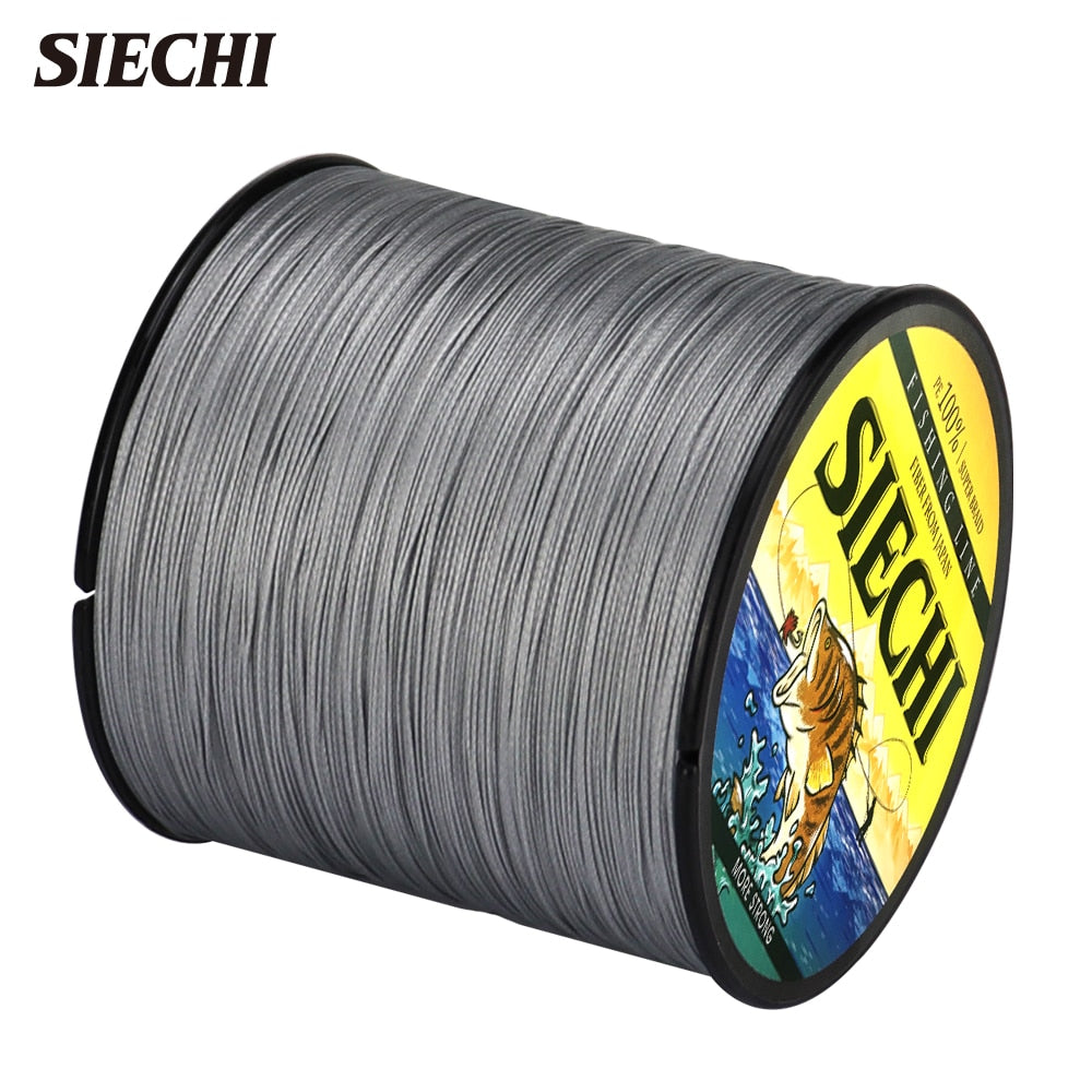 SIECHI PE Braided Fishing Line Multifilament 500M 8 Strands Cord Carp Fishing Lines For Saltwater 20