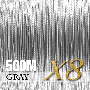 SIECHI PE Braided Fishing Line Multifilament 500M 8 Strands Cord Carp Fishing Lines For Saltwater 20