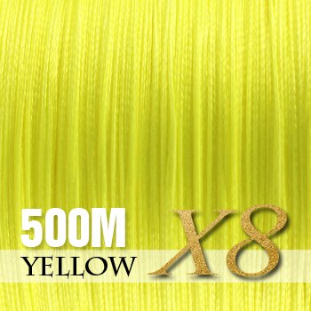 SIECHI PE Braided Fishing Line Multifilament 500M 8 Strands Cord Carp Fishing Lines For Saltwater 20