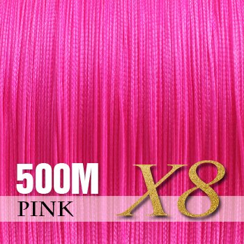 SIECHI PE Braided Fishing Line Multifilament 500M 8 Strands Cord Carp Fishing Lines For Saltwater 20