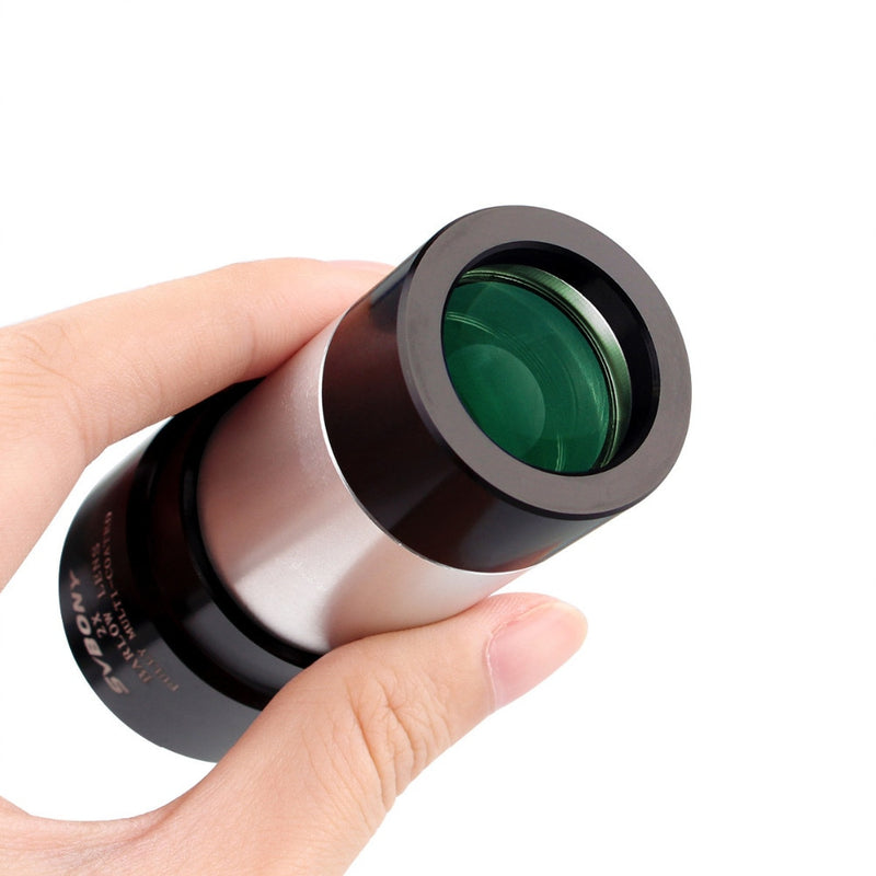 1.25" 2X Barlow Lens Fully Multi-Coated with M42 Thread Camera Connect Interface for Astro Telescope