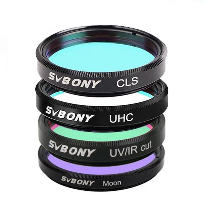 1.25''UHC+CLS+Moon+UV/IR Cut Filters Set for Astronomy Telescope Monocular Astronomical Observations