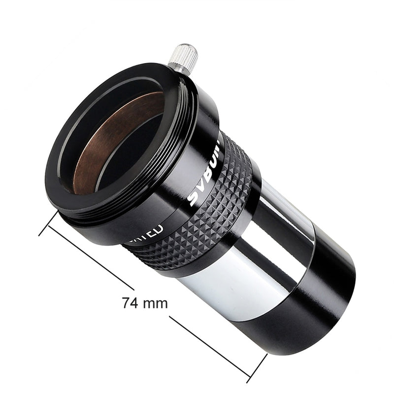 Eyepiece Barlow Lens 2x Professional Telescope Part 1.25 Inch Multi-coated Astronomical Eyepiece