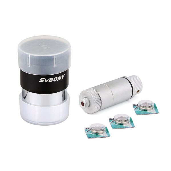 Reticle Eyepiece 1.25 inches Illuminated Eyepiece 12.5mm Double-line Crosshair LED Illuminator