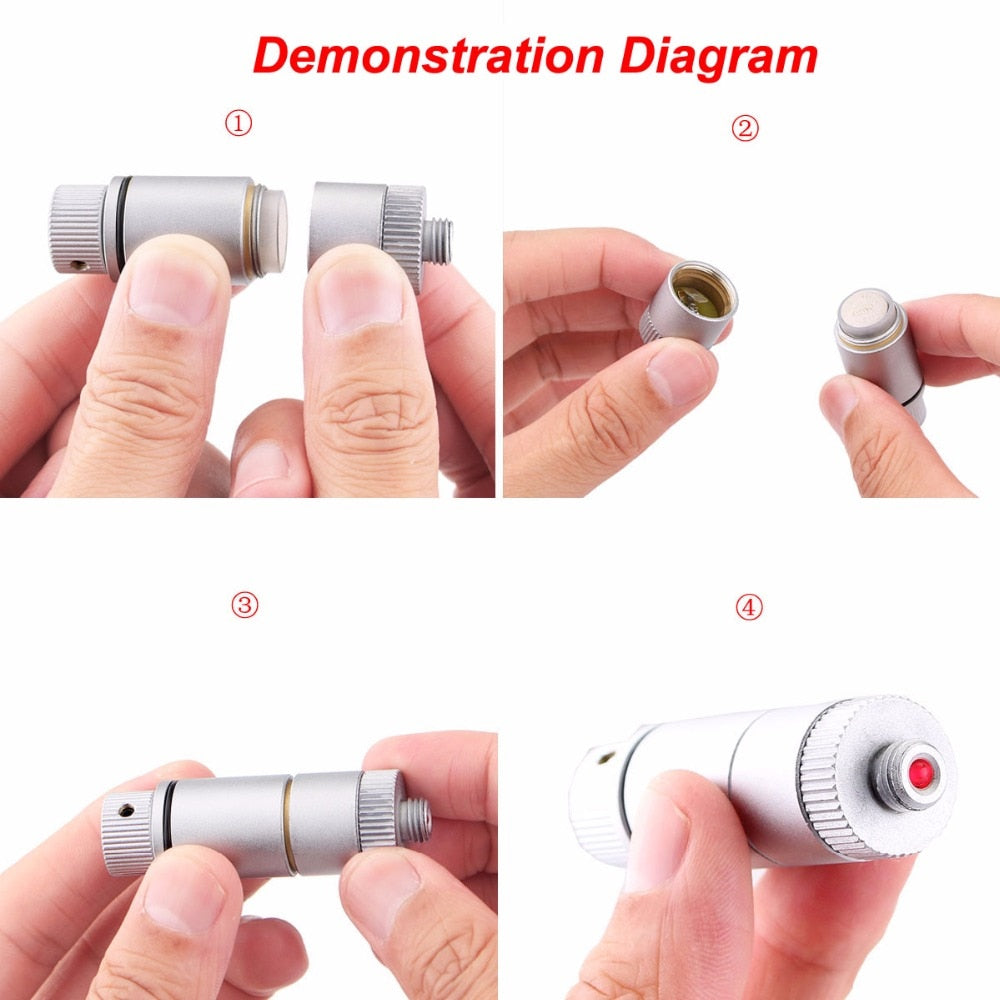 Reticle Eyepiece 1.25 inches Illuminated Eyepiece 12.5mm Double-line Crosshair LED Illuminator