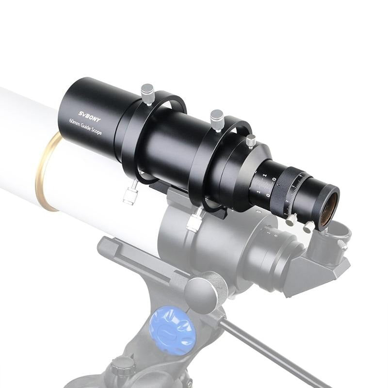 SV106 60mm/240mm Compact Deluxe Guide Scope Finderscope w/1.25" Double Helical Focuse