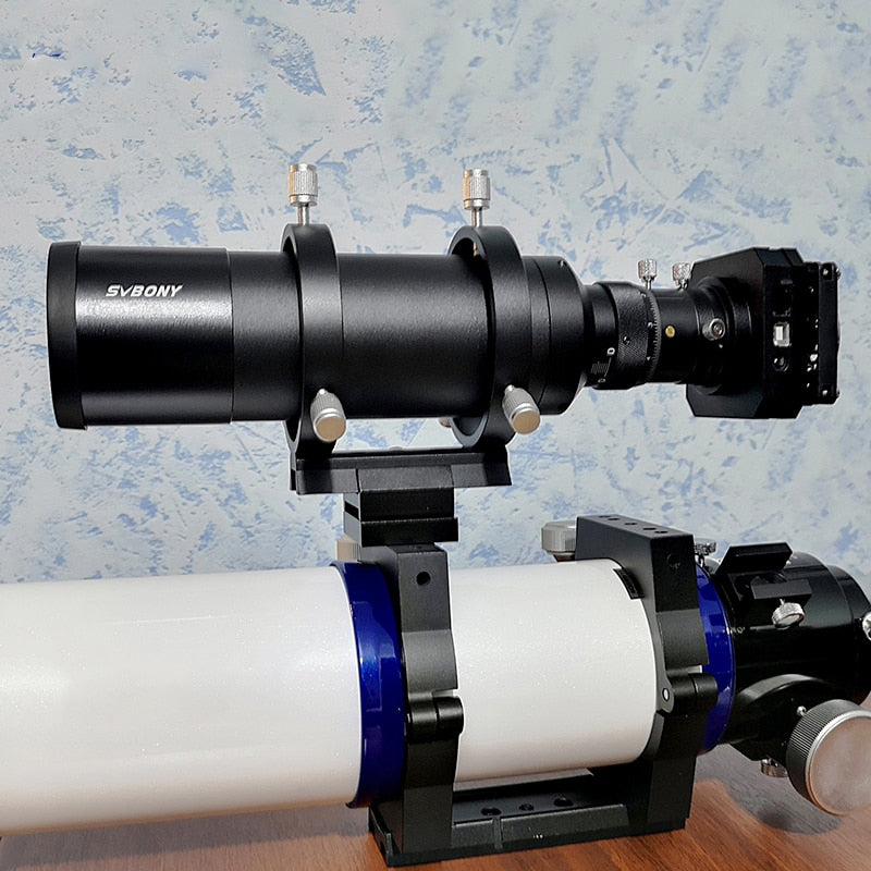 SV106 60mm/240mm Compact Deluxe Guide Scope Finderscope w/1.25" Double Helical Focuse