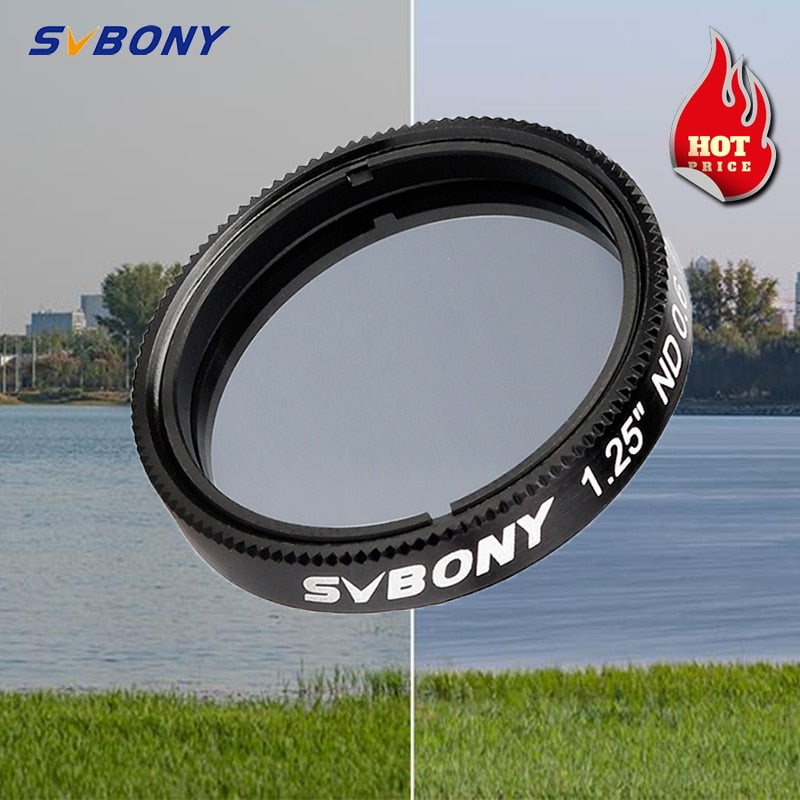 SV139 1.25" ND4 ND8 ND16 ND1000 Neutral Density Filter for Telescope Eyepiece Reduce Moon Surfaces