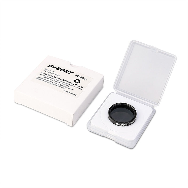 SV139 1.25" ND4 ND8 ND16 ND1000 Neutral Density Filter for Telescope Eyepiece Reduce Moon Surfaces