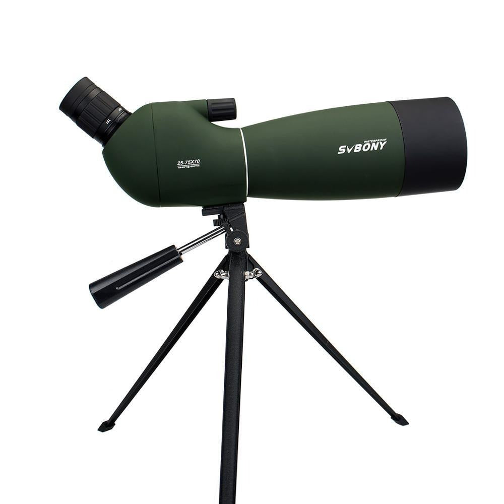 SV28 50/60/70mm 3 Types Spotting Scope Waterproof Zoom Telescope +Tripod Soft Case