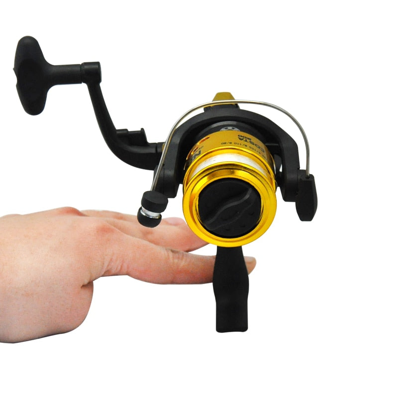 Saltwater Ultralight Spinning Reel "S" Curve Oscillating System 5.2:1 200F Spinning Fishing Reel Carp Large Diamerer Line Roller