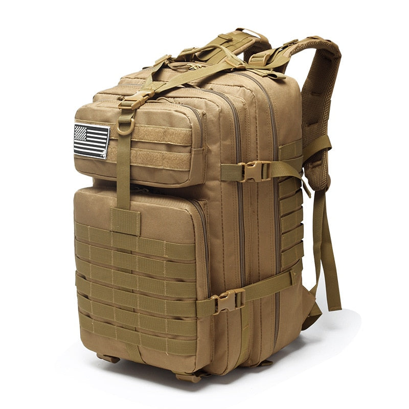 50L Men Military Tactical Backpack Waterproof Large Capacity Bags Outdoor Sport Hiking Camping