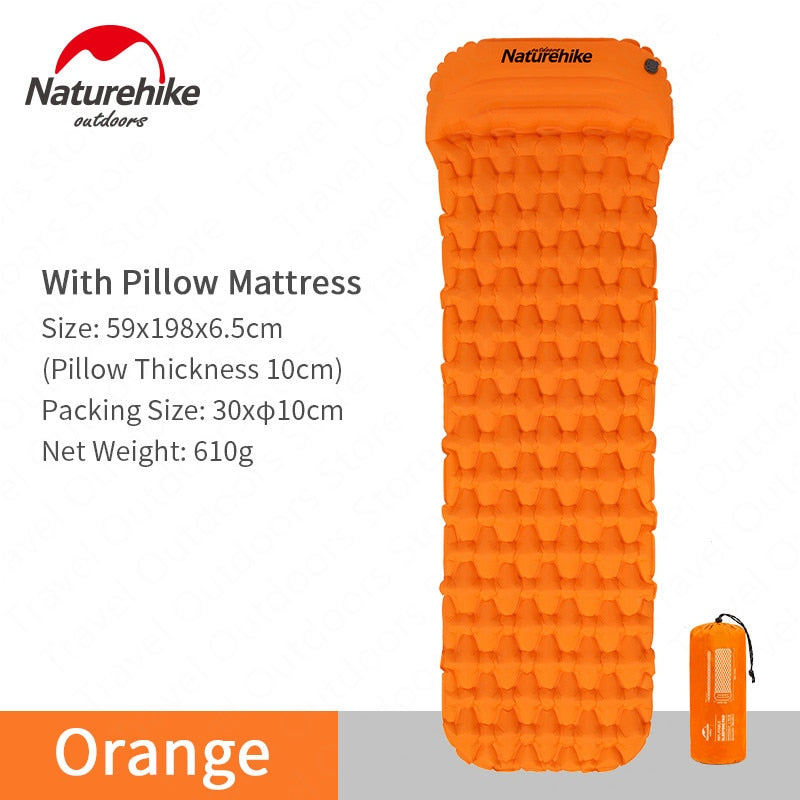 Naturehike Outdoor Camping Mat Inflatable Bag Inflatable Tent Sleeping Pad Ultralight Portable