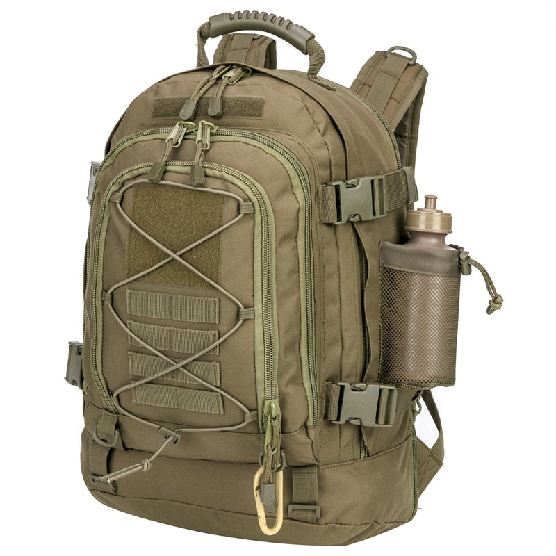 60L Military Tactical Backpack Army Molle Assault Rucksack 3P Outdoor