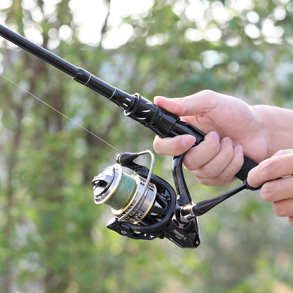 Sange II Lure Fishing Rod 2.1M 2.4M M Power 7-25g Carbon Material Casting Spinning Rod with EVA Grip