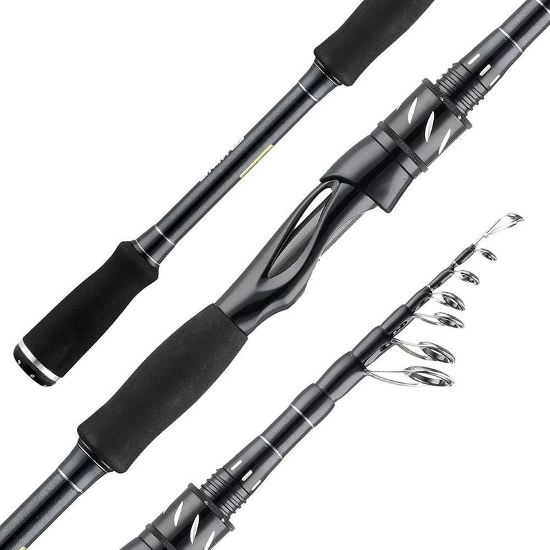 Sange II Lure Fishing Rod 2.1M 2.4M M Power 7-25g Carbon Material Casting Spinning Rod with EVA Grip