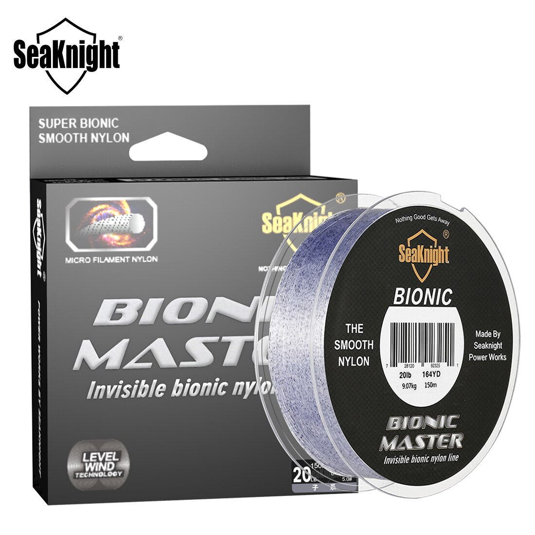 Bionic Master Series 150M Spotted Nylon Fishing Line Monofilament Line Bionic Design Speckle