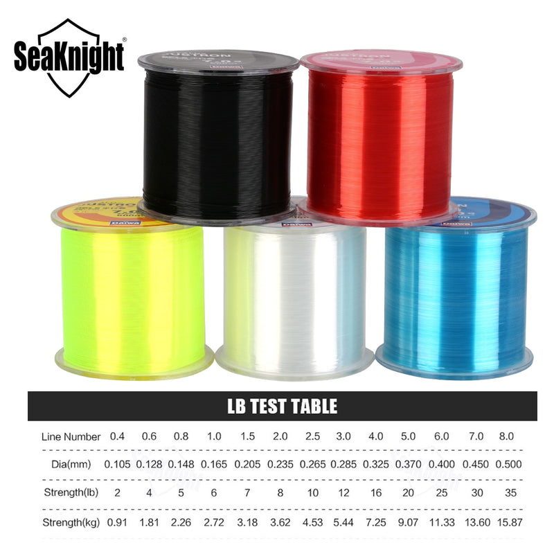 500M Nylon Fishing Line Super Strong Monofilament 2-35LB Japanese Material Saltwater
