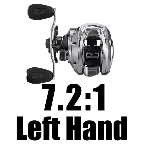 FALCON 7.2:1 8.1:1 High Speed Baitcasting Reel 190g Super Long Casting Fishing MAX Drag Power 18LB