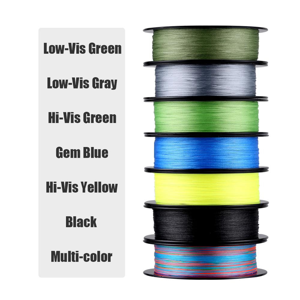 Monster W8 Fishing Line 150M 300M 500M 8 Strands Braided Fishing Line Multifilament PE