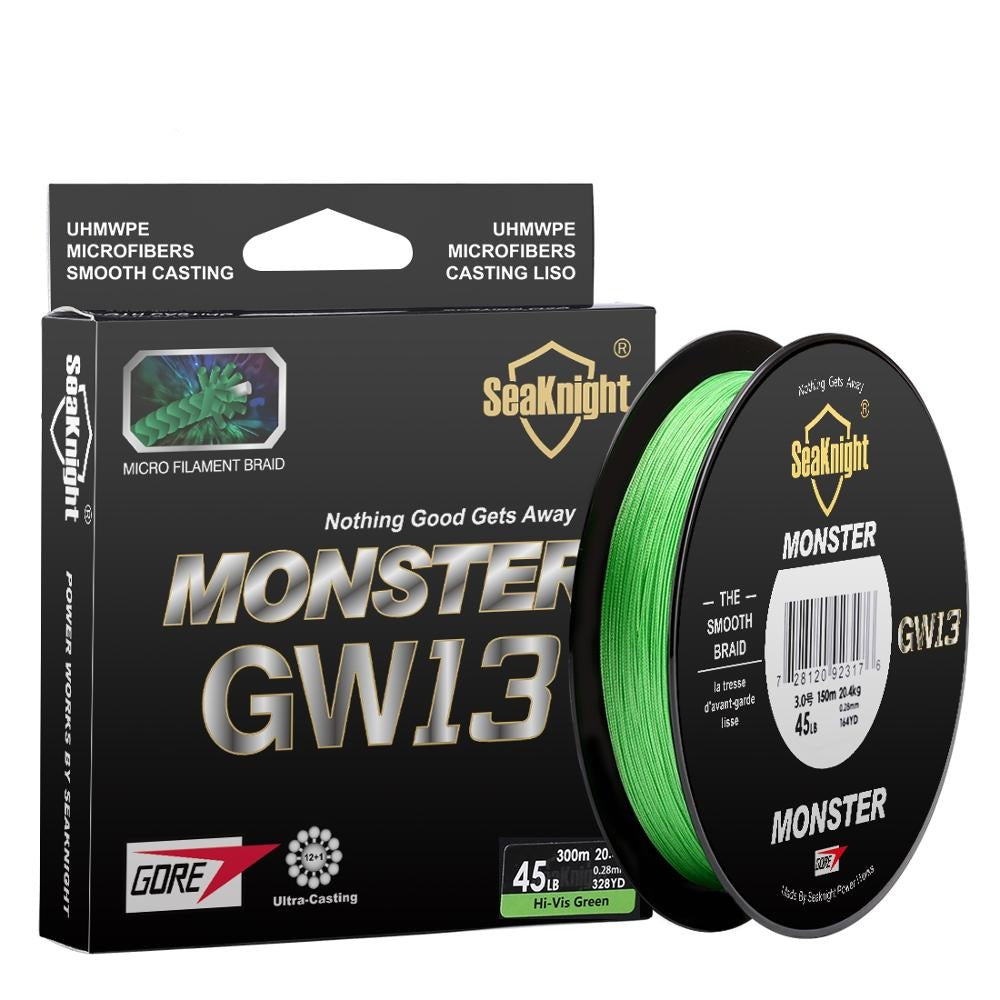 MS Series GW13 13 Strands Fishing Line 300M 150M Multifilament PE Line 12+1 GTX Saltwater