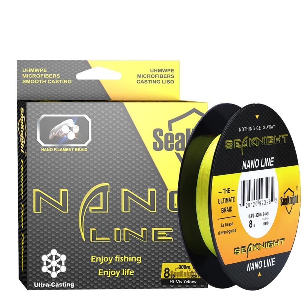 Nano 100M 300M 4 Strands Braided Fishing Lines Multifilament PE Fishing Line 4LB 6LB 8LB