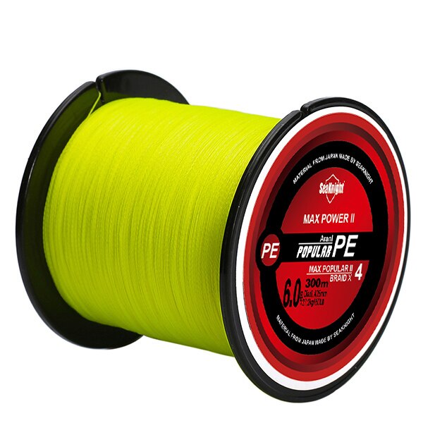 TriPoseidon 300M 500M 1000M PE Fishing Line 4 Strands Braided Fishing Line 8-80LB