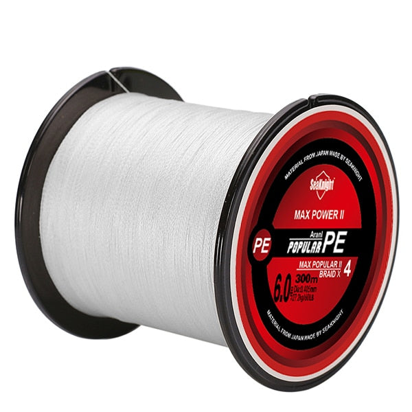 TriPoseidon 300M 500M 1000M PE Fishing Line 4 Strands Braided Fishing Line 8-80LB