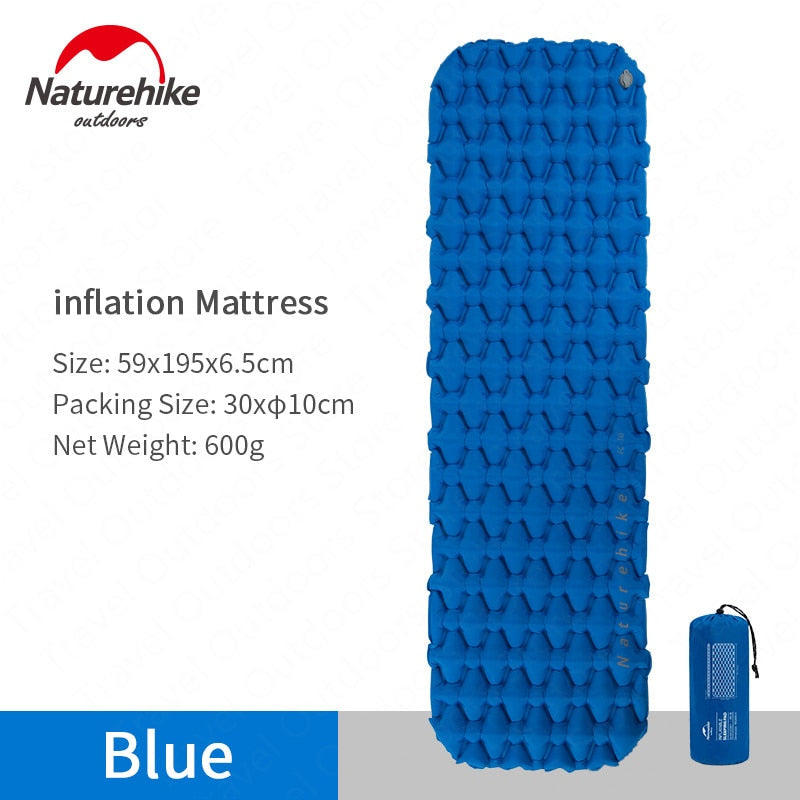 Naturehike Outdoor Camping Mat Inflatable Bag Inflatable Tent Sleeping Pad Ultralight Portable