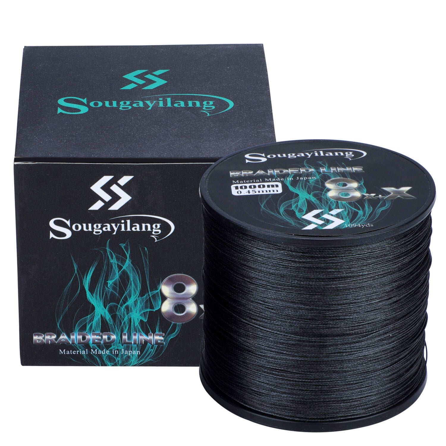 Sougayilang 8x+x 9 Strands Braided PE Fishing Line 300M 500M 1000M Strong Fishing Line Multifilament