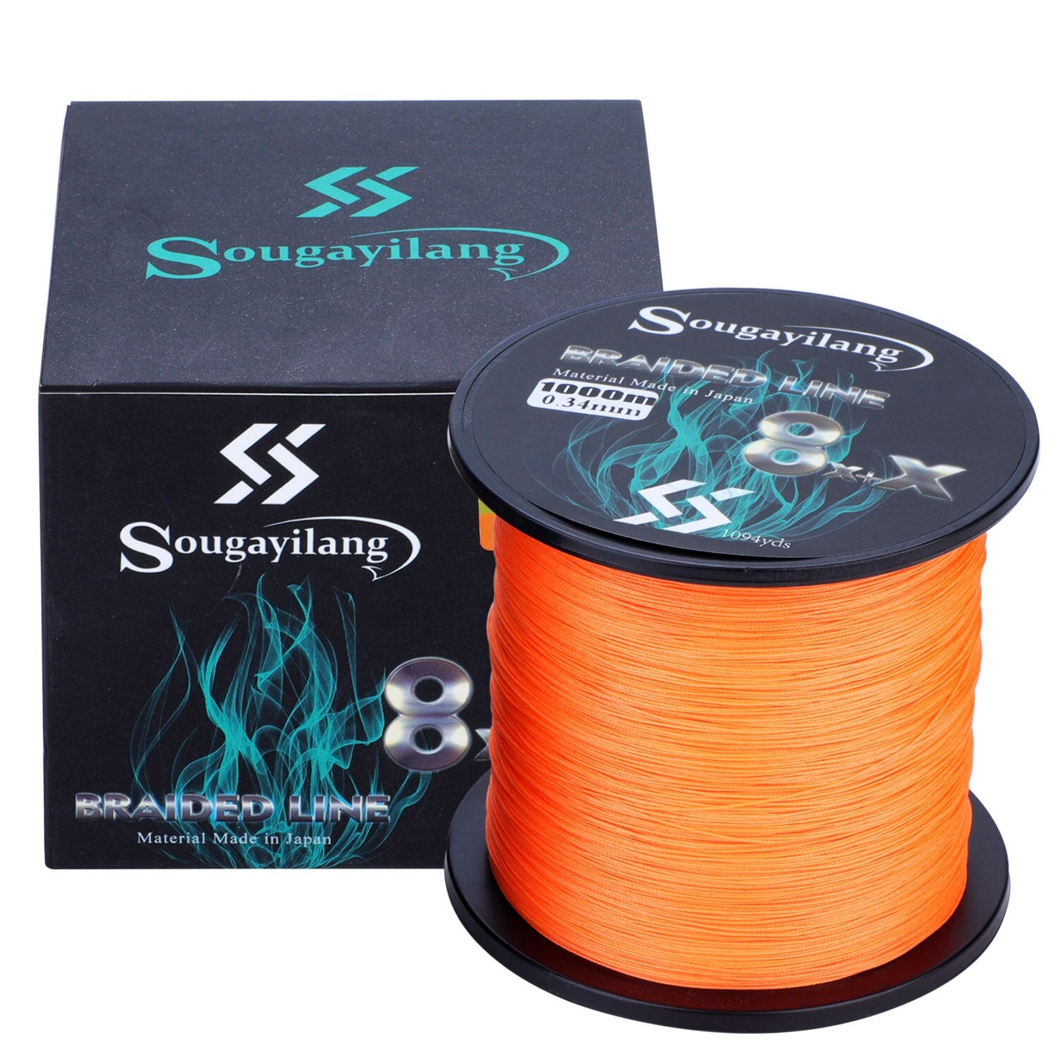 Sougayilang 8x+x 9 Strands Braided PE Fishing Line 300M 500M 1000M Strong Fishing Line Multifilament
