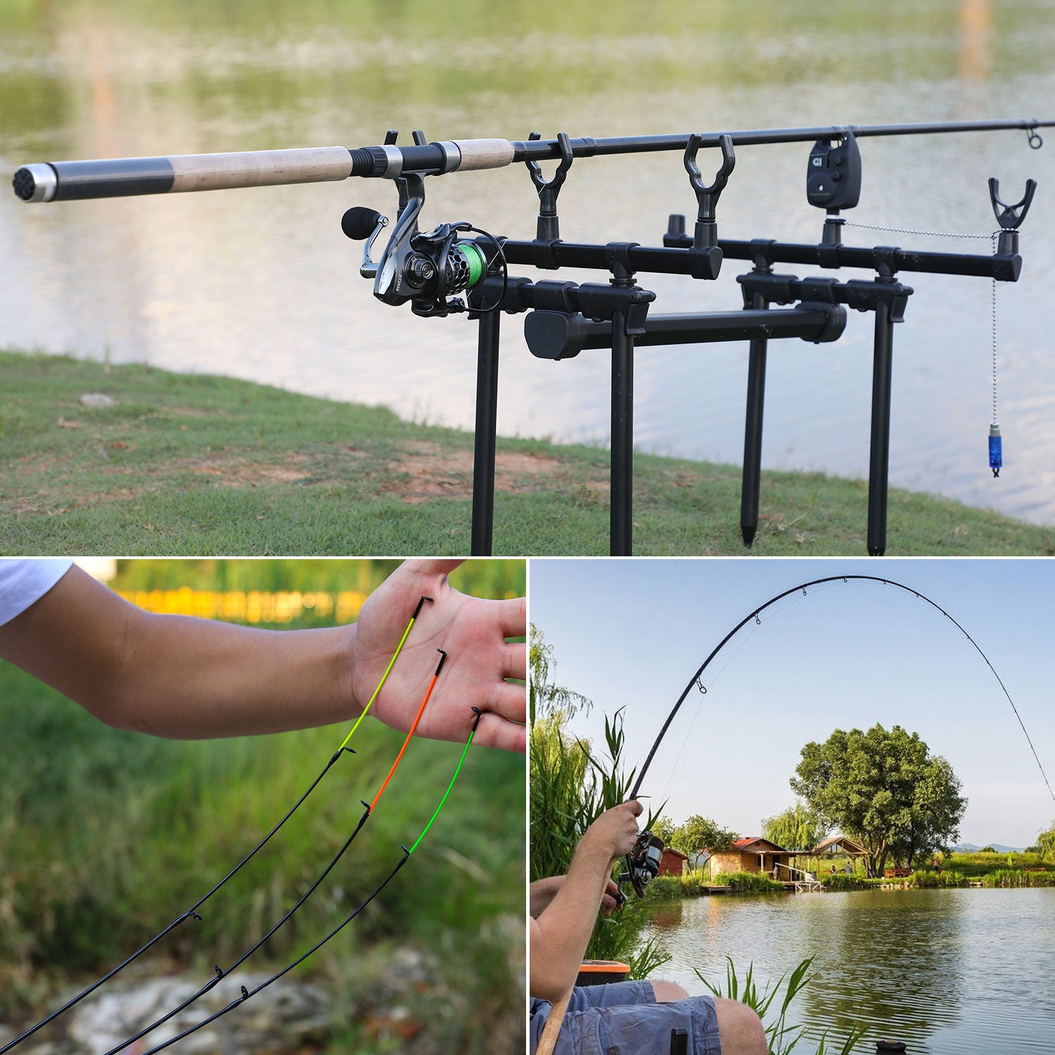 Sougayilang Feeder Fishing Rod Telescopic Spinning/6 Sections Travel Rod 3.0 3.3 3.6m Pesca Carp Feeder 60-180g Pole Fish Tackle