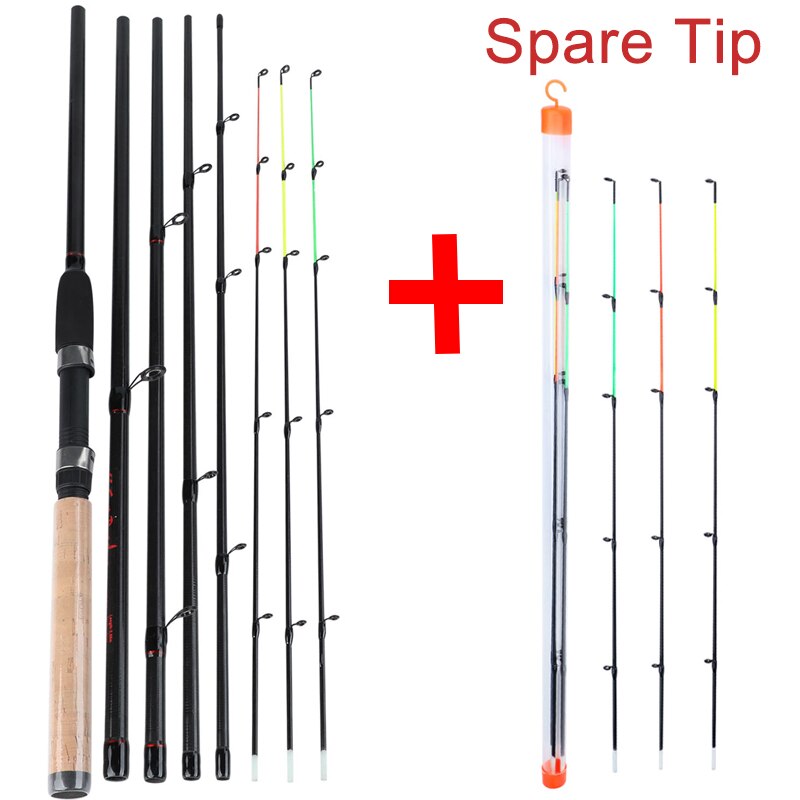 Sougayilang Feeder Fishing Rod Telescopic Spinning/6 Sections Travel Rod 3.0 3.3 3.6m Pesca Carp Feeder 60-180g Pole Fish Tackle