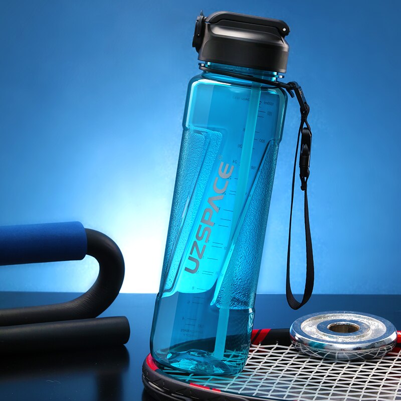 Sport Water Bottles with Straw Summer Large-capacity Tritan Plastic Portable Leakproof Drink Bottle