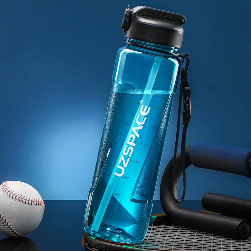 Sport Water Bottles with Straw Summer Large-capacity Tritan Plastic Portable Leakproof Drink Bottle