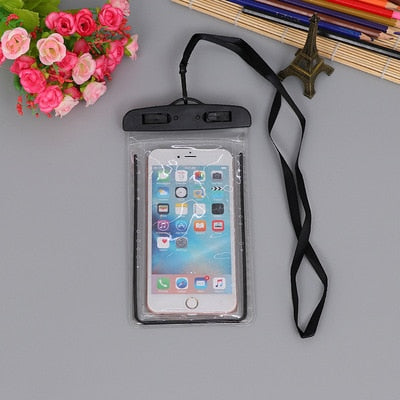 Summer Luminous Waterproof Pouch Swimming Gadget Beach Dry Bag Phone Case Cover Camping Skiing
