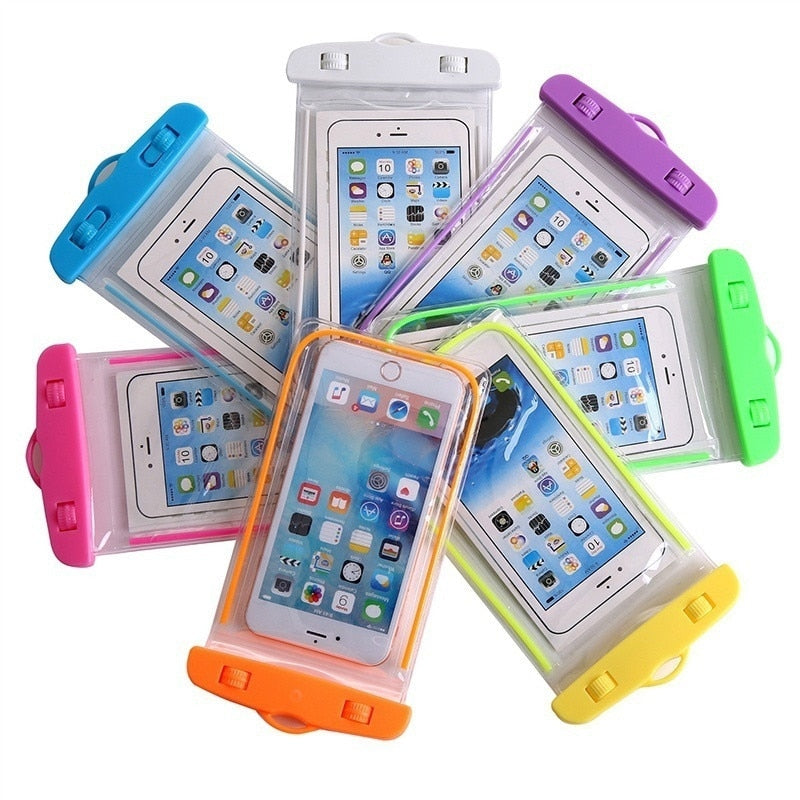 Summer Luminous Waterproof Pouch Swimming Gadget Beach Dry Bag Phone Case Cover Camping Skiing