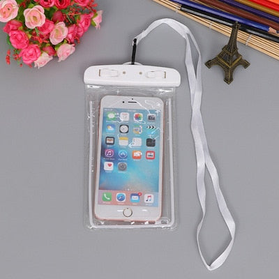 Summer Luminous Waterproof Pouch Swimming Gadget Beach Dry Bag Phone Case Cover Camping Skiing