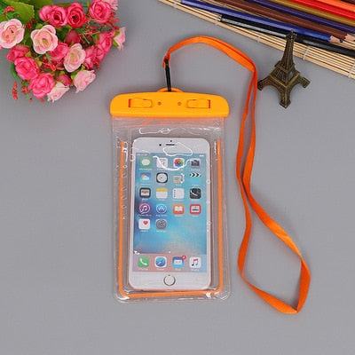 Summer Luminous Waterproof Pouch Swimming Gadget Beach Dry Bag Phone Case Cover Camping Skiing