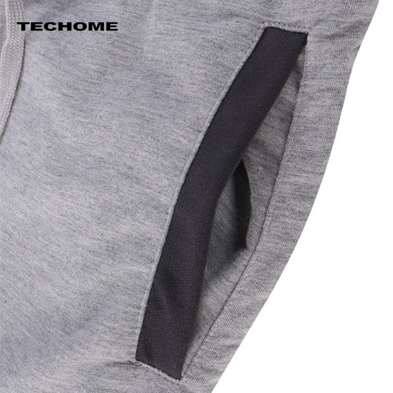 Summer men Leisure Men Knee Length Shorts Color Patchwork Joggers Short Sweatpants Trousers Men