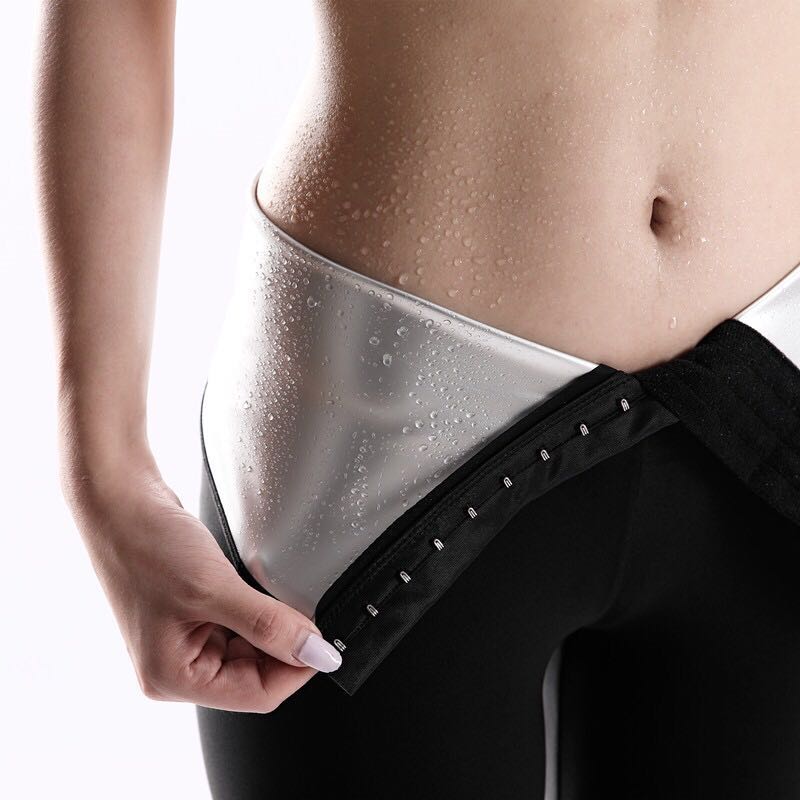 Sweat Sauna Pants Body Shaper Weight Loss Slimming Pants Women Waist Trainer Tummy Hot Thermo