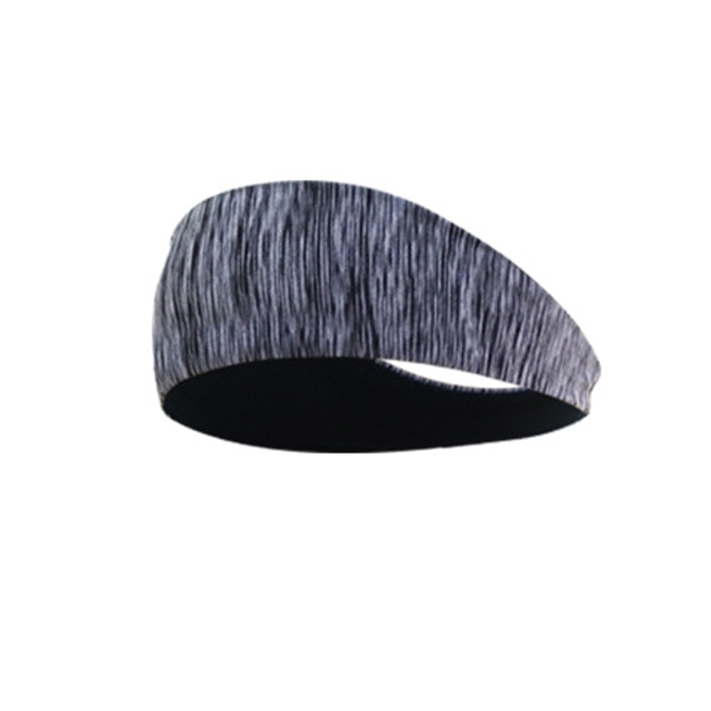 Sweatband for Men Women Elastic Sport Hairbands Head Band Yoga Headbands Headwear Headwrap Sports