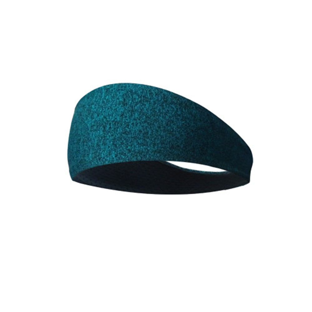 Sweatband for Men Women Elastic Sport Hairbands Head Band Yoga Headbands Headwear Headwrap Sports